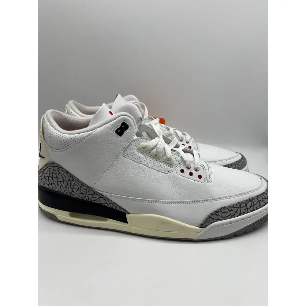 Nike Air Jordan 3 Retro White Cement Reimagined DN3707-100 Mens Size 18 New